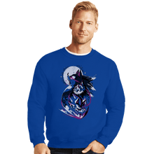 Load image into Gallery viewer, Daily_Deal_Shirts Crewneck Sweater, Unisex / Small / Royal Blue Unleash It
