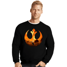 Load image into Gallery viewer, Daily_Deal_Shirts Crewneck Sweater, Unisex / Small / Black Rising Star
