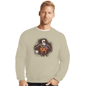 Shirts Crewneck Sweater, Unisex / Small / Sand Mysterious fossil
