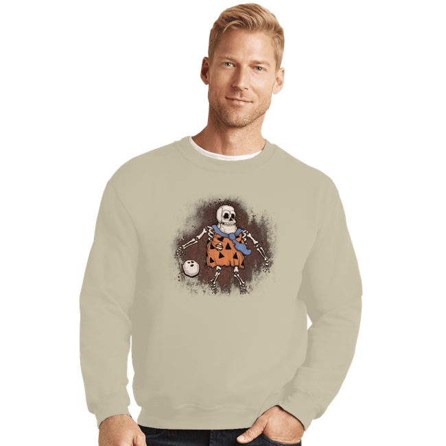 Shirts Crewneck Sweater, Unisex / Small / Sand Mysterious fossil