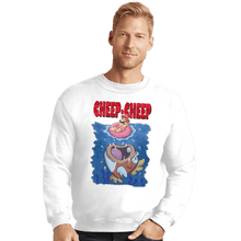 Load image into Gallery viewer, Daily_Deal_Shirts Crewneck Sweater, Unisex / Small / White Cheep Cheep
