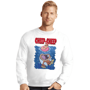 Daily_Deal_Shirts Crewneck Sweater, Unisex / Small / White Cheep Cheep