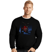 Load image into Gallery viewer, Shirts Crewneck Sweater, Unisex / Small / Black Strider The Animated Series
