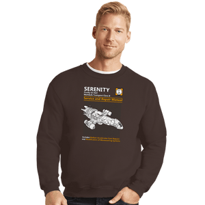 Shirts Crewneck Sweater, Unisex / Small / Dark Chocolate Serenity Service And Repair Manual