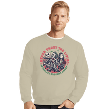 Load image into Gallery viewer, Daily_Deal_Shirts Crewneck Sweater, Unisex / Small / Sand Afterlife Support Group
