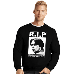 Secret_Shirts Crewneck Sweater, Unisex / Small / Black RIP Donnie
