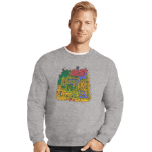 Load image into Gallery viewer, Shirts Crewneck Sweater, Unisex / Small / Sports Grey Light World
