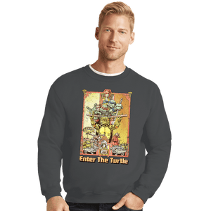 Secret_Shirts Crewneck Sweater, Unisex / Small / Charcoal Enter The Turtles