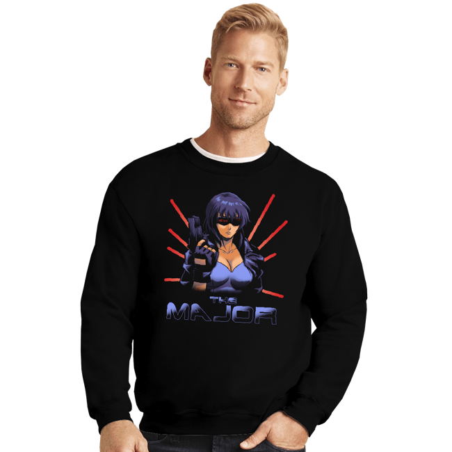Shirts Crewneck Sweater, Unisex / Small / Black The Major