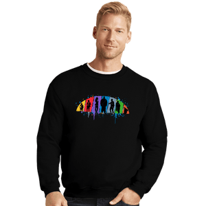 Shirts Crewneck Sweater, Unisex / Small / Black Under My Umbrella