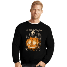 Load image into Gallery viewer, Daily_Deal_Shirts Crewneck Sweater, Unisex / Small / Black Le Petit Skellington
