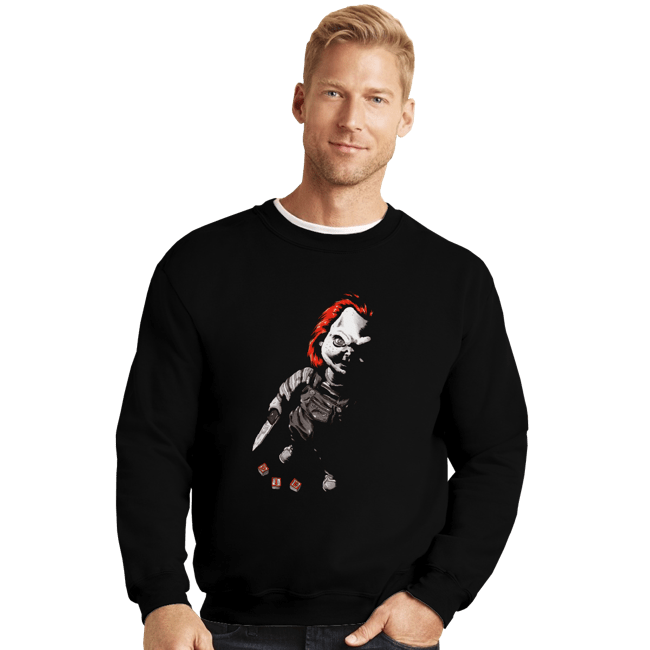 Secret_Shirts Crewneck Sweater, Unisex / Small / Black Wanna Play?