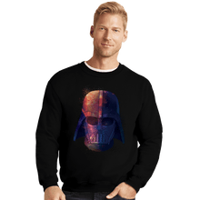 Load image into Gallery viewer, Daily_Deal_Shirts Crewneck Sweater, Unisex / Small / Black Galactic Darth Vader
