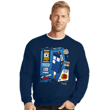 Load image into Gallery viewer, Shirts Crewneck Sweater, Unisex / Small / Navy Tardis Ice Pop
