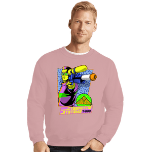 Shirts Crewneck Sweater, Unisex / Small / Pink Super Smoker