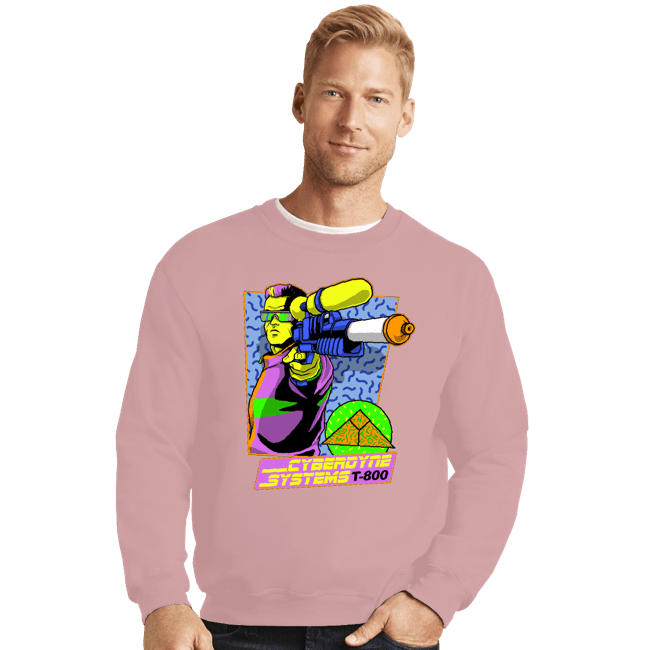 Shirts Crewneck Sweater, Unisex / Small / Pink Super Smoker