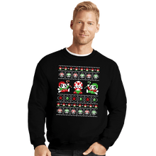Load image into Gallery viewer, Shirts Crewneck Sweater, Unisex / Small / Black Christmas Bros
