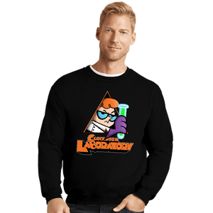 Daily_Deal_Shirts Crewneck Sweater, Unisex / Small / Black A Clockwork Laboratory