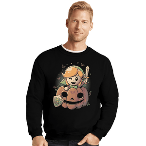 Shirts Crewneck Sweater, Unisex / Small / Black Awakening Pumpkin