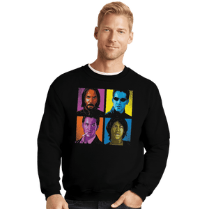 Shirts Crewneck Sweater, Unisex / Small / Black Pop Keanu