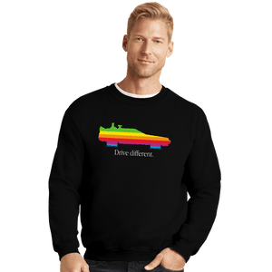 Secret_Shirts Crewneck Sweater, Unisex / Small / Black Drive Different