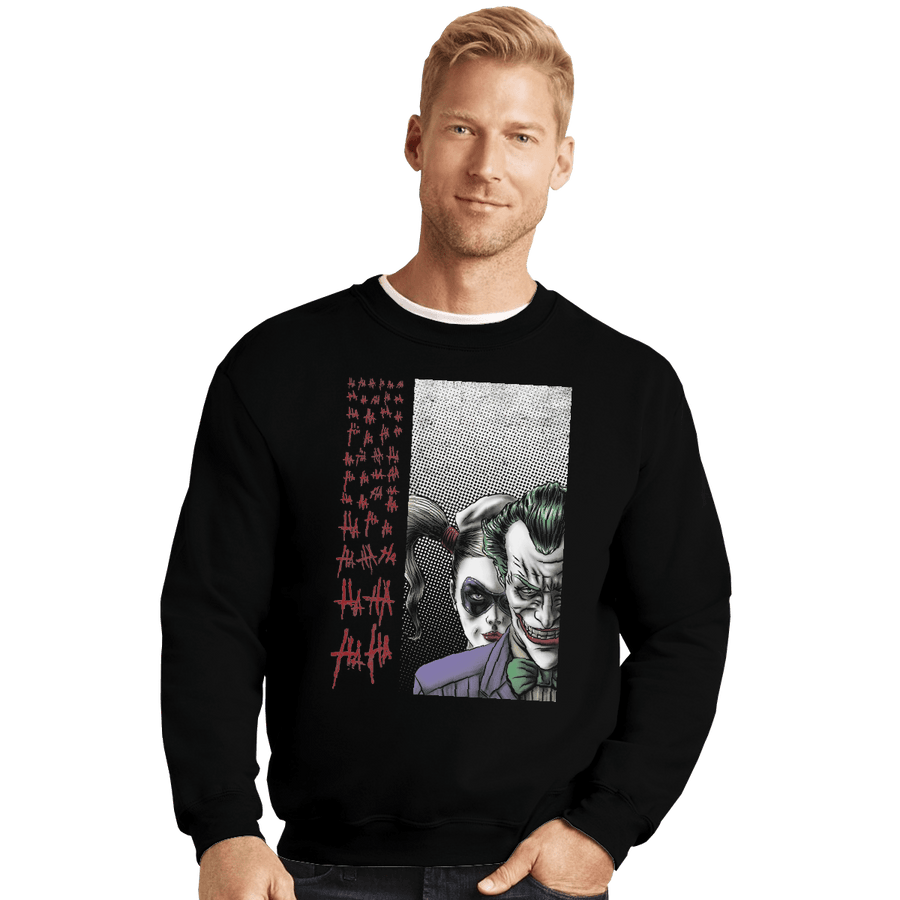 Shirts Crewneck Sweater, Unisex / Small / Black Give Yourself to the Madness