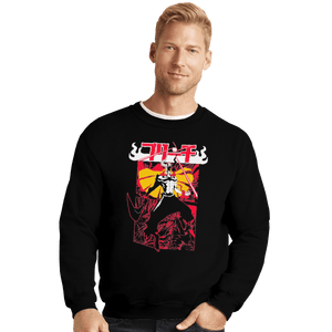 Shirts Crewneck Sweater, Unisex / Small / Black Vasto Lorde Ichigo