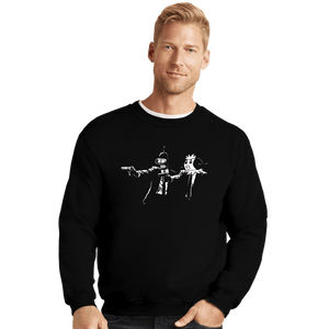 Secret_Shirts Crewneck Sweater, Unisex / Small / Black Bot Fiction