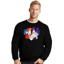 Load image into Gallery viewer, Daily_Deal_Shirts Crewneck Sweater, Unisex / Small / Black Future Friendzone
