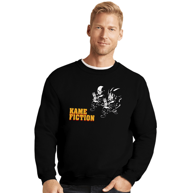 Daily_Deal_Shirts Crewneck Sweater, Unisex / Small / Black Kame Fiction