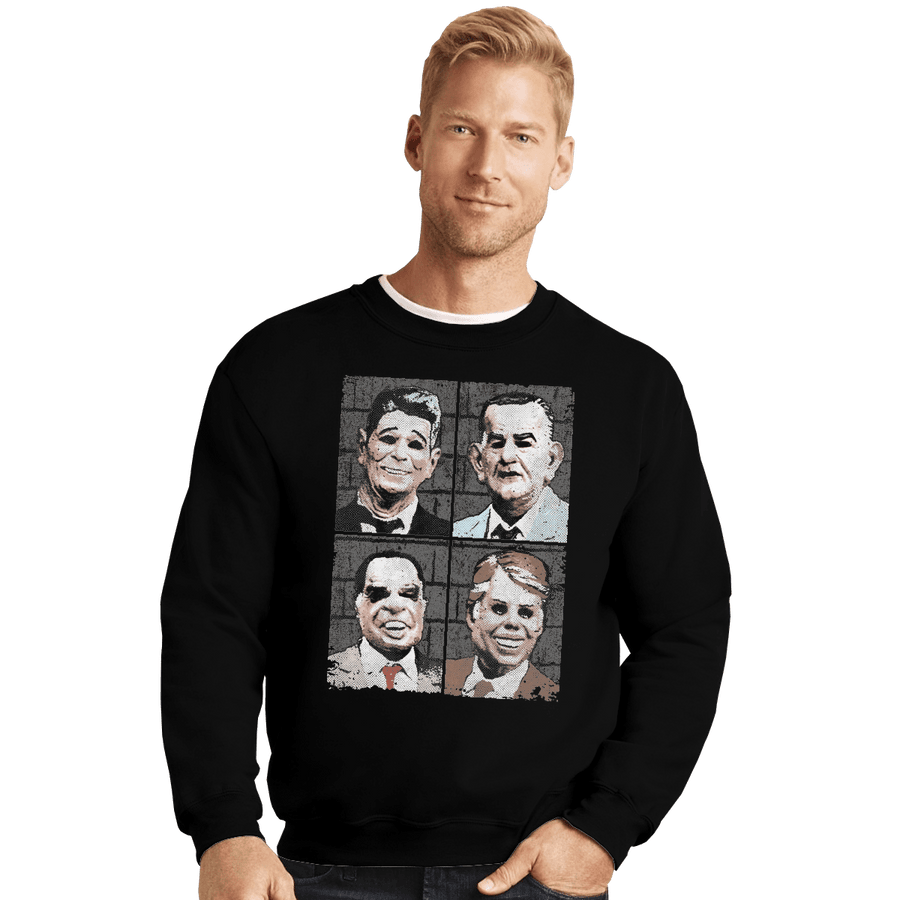 Shirts Crewneck Sweater, Unisex / Small / Black Ex Prez