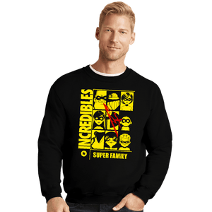 Shirts Crewneck Sweater, Unisex / Small / Black Who Watches The Family?