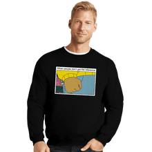 Load image into Gallery viewer, Secret_Shirts Crewneck Sweater, Unisex / Small / Black Arthur&#39;s Fist
