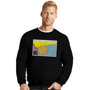 Secret_Shirts Crewneck Sweater, Unisex / Small / Black Arthur's Fist