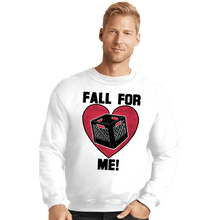 Load image into Gallery viewer, Daily_Deal_Shirts Crewneck Sweater, Unisex / Small / White Fall For Me
