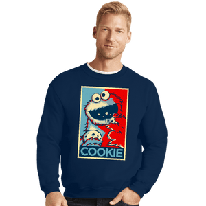 Daily_Deal_Shirts Crewneck Sweater, Unisex / Small / Navy Cookie Hope