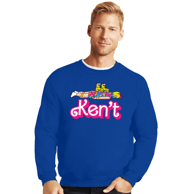 Daily_Deal_Shirts Crewneck Sweater, Unisex / Small / Royal Blue Ken't