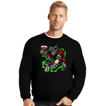 Load image into Gallery viewer, Shirts Crewneck Sweater, Unisex / Small / Black Shredoom
