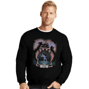 Shirts Crewneck Sweater, Unisex / Small / Black The Skeletor