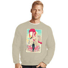 Load image into Gallery viewer, Daily_Deal_Shirts Crewneck Sweater, Unisex / Small / Sand Musha-e Makima
