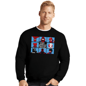 Daily_Deal_Shirts Crewneck Sweater, Unisex / Small / Black The Spider Bunch