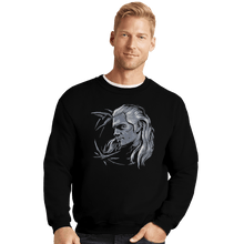 Load image into Gallery viewer, Shirts Crewneck Sweater, Unisex / Small / Black Monster Slayer
