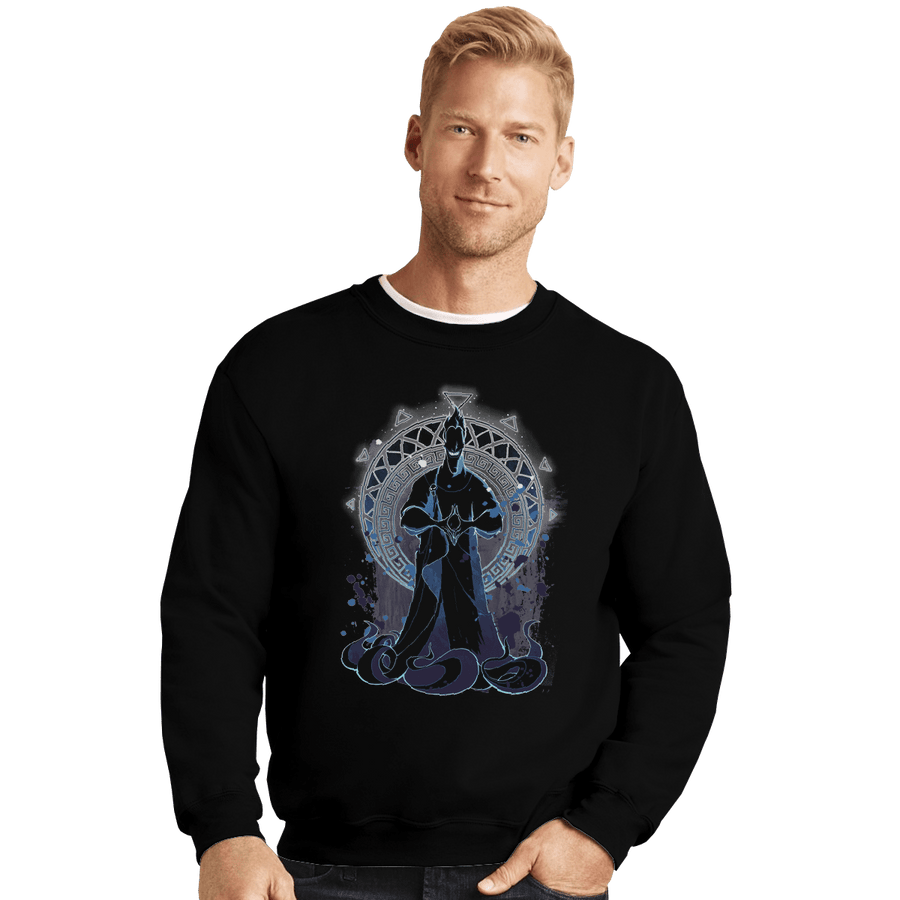Shirts Crewneck Sweater, Unisex / Small / Black Hades Darkness
