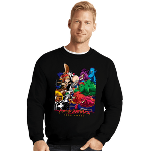 Shirts Crewneck Sweater, Unisex / Small / Black Toon Smash