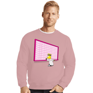 Daily_Deal_Shirts Crewneck Sweater, Unisex / Small / Pink Mojo Dojo