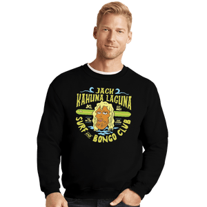 Shirts Crewneck Sweater, Unisex / Small / Black Jack Kahuna Laguna