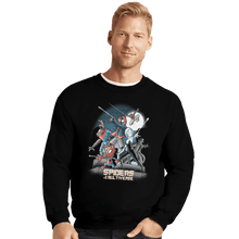 Load image into Gallery viewer, Shirts Crewneck Sweater, Unisex / Small / Black Spiders Of The Multiverse
