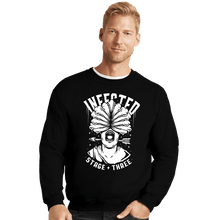 Load image into Gallery viewer, Shirts Crewneck Sweater, Unisex / Small / Black Infected

