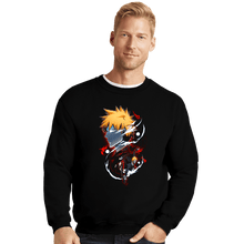 Load image into Gallery viewer, Daily_Deal_Shirts Crewneck Sweater, Unisex / Small / Black Ichigo Holo
