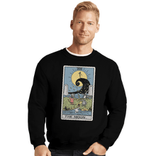 Load image into Gallery viewer, Shirts Crewneck Sweater, Unisex / Small / Black The Moon
